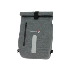 BACKPACK/REAR BAG  FOR BICYCLE  - Left/right on carrier -TURN INTO BACKPACK- HAPO-G WATERPROOF 14Lt BLACK
