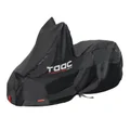 HOUSSE/BACHE DE PROTECTION MOTO TAAC PLUS HYDROSCUD POLYESTER ETANCHE/WATERPROOF 2000mm TAILLE   S NOIR (204x90x163cm) (SANGLE ANTI-FLOTTEMENT/OEILLET ANTIVOL)