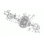 Roue AR rayons