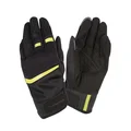 GANTS PRINTEMPS/ETE TUCANO HOMME PENNA NOIR/JAUNE FLUO  T 8 (S)  (HOMOLOGUE EN 13594:2015-CE) (COMPATIBLE ECRAN TACTILE)