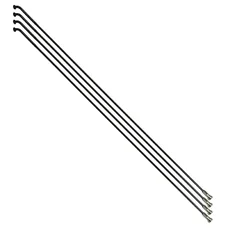 STAINLESS SPOKE- BLACK FOR EBIKE Ø 2,0mm -  Ø  2,3mm  L 270mm SAPIM "J BEND" WITH NUTS (SOLD PER 4)