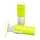 REVETEMENT POIGNEE PROGRIP MOTO OFF ROAD 801 DOUBLE DENSITE FLUO DESIGN BLANC/JAUNE FLUO CLOSED END 115mm (CROSS/MX) (PAIRE)