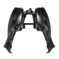 FRONT SHIELD - "PIAGGIO GENUINE PART" 125-250-300-400-500 MP3 BLACK 98/A  -65370400XN2-