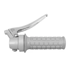 THROTTLE HANDLE FOR MOPED - VINTAGE GREY STEEL  -SELECTION P2R-