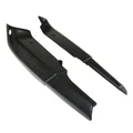 SIDE COVER (ENGINE)  FOR MOPED PEUGEOT 103 VOGUE-BLACK-WITH PEUGEOT BRAND LOGO (PAIR)- SELECTION P2R