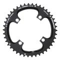 CHAINRING FOR MTB- Ø104 - 4arms-FOR DOUBLE- 42T.  Ø104 2X10 OUTER BLACK STRONGLIGHT . 10 Speed SHIMANO (EXCEPT XT/XTR) NON THREADED