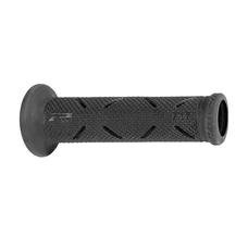 REVETEMENT POIGNEE PROGRIP MOTO ON ROAD 717 DOUBLE DENSITE NOIR/TITANIUM OPEN END 122mm (PAIRE)