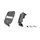 KIT COQUE POUR SUPPORT DE BATTERIE DE CADRE BOSCH POWER PACK (COTE SERRURE BOITIER HAUT COURT) - BBP35YY