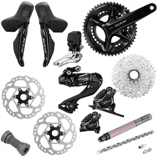 GROUPE ROUTE SHIMANO 105 Di2 R 7170 DISQUE NOIR 12V. 172.5 EN 50-34