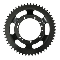 REAR CHAIN SPROCKET FOR MOPED PEUGEOT 103 (SPOKED WHEEL) 52 TEETH- BLACK (BORE Ø 94mm) 11 DRILL HOLES  -SELECTION P2R-