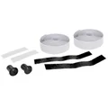 RUBAN DE GUIDON / CINTRE BTP PERFORMANCE PRO BLANC REFLECHISSANT AVEC BOUCHONS (CONFORTABLE EPAISSEUR 3mm)