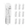 LIGHT BULB  6V  1,2W STANDART W2W FOOT W2x4,6D WEDGE CLEAR (DASHBOARD LIGHT +TURN LIGHT) (SOLD PER 10) (FOR SCOOTER PEUGEOT)  -FLOSSER-