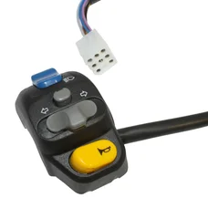 HANDLEBAR SWITCH FOR PEUGEOT 50 TKR, TREKKER, SPEEDFIGHT, VIVACITY, XP6, XR6/RIEJU 50 RS1, RS2 -LEFT-  -DOMINO-