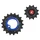 GALET DERAILLEUR AOPW TRIPEAK 12-18 DENTS CERAMIQUE 12x1V. SRAM AXS XPLR RED/FORCE/RIVAL BLEU FONCE (JEU DE 2) (GARANTIE 4 ans)