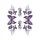 AUTOCOLLANT/STICKER LETHAL THREAT PURPLE BUTTERFLY (DROIT ET GAUCHE) (150x200mm)