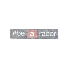 AUTOCOLLANT/STICKER/DECOR GARDE BOUE AVANT  "BE A RACER" ORIGINE APRILIA COMMUN A LA GAMME -2H003453-