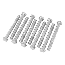 HEX SCREW M8 x 80 mm GALVANIZED (10 in a bag).  -SELECTION P2R-