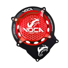 CARTER ALLUMAGE 50 A BOITE VOCA RACING POUR MINARELLI 50 AM6/BETA 50 RR/RIEJU 50 MRT/SHERCO 50 SM-R, SE-R ALU CNC NOIR/ROUGE