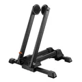 PRESENTOIR/SUPPORT 1 VELO AUTOMATIQUE PLIABLE AVEC SYSTEME RESSORT POUR TOUS MODELE 12 A 29" NOIR