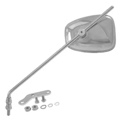 RETROVISEUR ADAPTABLE PIAGGIO VESPA SPECIAL VINTAGE REGLABLE TRAPEZOIDALE  REVERSIBLE CHROME (HOMOLOGUE CE)  -SELECTION P2R-