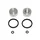PISTON FOR BRAKE CALIPER  AJP -REAR- (25x13)  (COMPLETE KIT)  -SELECTION P2R-