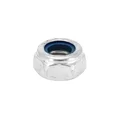 HEX NUT - NYLSTOP TYPE M10 GALVANIZED STEEL (SOLD PER 50). -SELECTION P2R