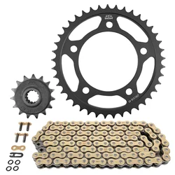 KIT CHAINE ADAPTABLE HONDA 500 CB X 2013>2015, CB X ABS 2013>2018, CBR R 2013>2017 520 15x41 (DIAM COURONNE 112/138/12.5) (DEMULTIPLICATION ORIGINE) -JT SPROCKETS/DID