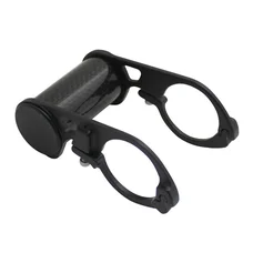 SUPPORT COMPTEUR CARBONE POUR CINTRE 31,8mm NOIR 32g (LARGEUR 45mm ET DIAMETRE 25mm)