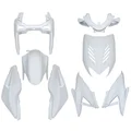 FAIRINGS/BODY PARTS FOR SCOOT  MBK 50 NITRO 1997>2012/YAMAHA 50 AEROX 1997>2012 WHITE GLOSS  (8 PARTS KIT)