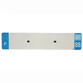 PLASTIC STRIP FOR BLANK PVC LICENSE PLATE (CAR FORMAT 520X110)-DEPT 88/EUROPE (SOLD PER UNIT)