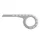 PARE/CARTER CHAINE PISTOLET HEBIE ARGENT PLATEAU 44-48D. (VENDU A L UNITE)  -  ajouter fixation ref 178275 et en option ref 178274
