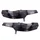SIDE COVER (ENGINE) FOR MOPED MBK 51 BLACK (PAIR)- SELECTION P2R