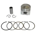PISTON FOR SCOOT (ALL 4 Stroke powered) : PIAGGIO 50 ZIP  LIBERTY , FLY , VESPA ET4, VESPA LX /DERBI 50 ATLANTIS , BOULEVARD/APRILIA 50 SCARABEO  -P2R PREMIUM QUALITY-