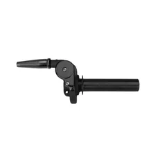 THROTTLE HANDLE FOR MOTORBIKE - CROSS/OFF ROAD DOMINO - SHORT STROKE - BLACK (2203 -2 stroke)