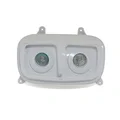 DOUBLE OPTIQUE REPLAY 2X20W POUR MBK 50 BOOSTER 2004>/YAMAHA 50 BWS 2004> BLANC/BLANC **