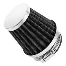 FILTRE A AIR TYPE KN CHROME FIXATION DROITE DIAM 52 mm -P2R