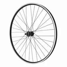 ROUE VTC 700X35 ER10 ARRIERE ALU NOIRE RENFORCE MOYEU ROUE LIBRE NOIR BLOCAGE (JANTE DOUBLE PAROI AVEC OEILLETS) JANTE 19C 32 RAYONS NOIRS