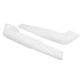 CAPOTAGE/CACHE MOTEUR CYCLO ADAPTABLE PEUGEOT 103 MVL BLANC (PAIRE)  -SELECTION P2R-