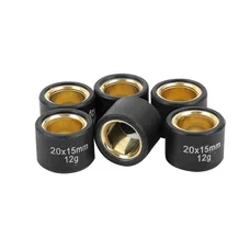 GALET/ROULEAU MAXISCOOTER MAGNETI MARELLI 20x15 12,0g (x6)  POUR HONDA 125-150 SH 2001>2013/SUZUKI 125 SIXTEEN 2007>2014/SYM 125 JOYRIDE 2001>2009