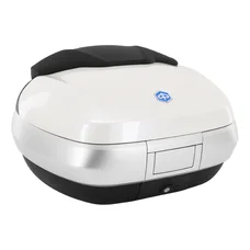 TOP CASE 50L (VENDU SANS LE SUPPORT 1B006840) ORIGINE PIAGGIO 300-350-400-500 MP3 2016> BLANC 505/A  -CM308122-