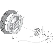 Roue posterieure - F.T.
