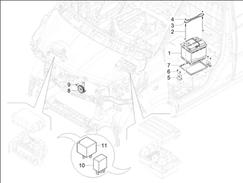 04_Relais - Batterie - Avertisseur sonore