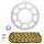 CHAIN AND SPROCKET KIT FOR DERBI 50 SENDA SM DRD PRO 2005>2016/GILERA 50 RCR 2011>  420  11x53 (BORE Ø 102mm) (OEM SPECIFICATION)  -AFAM-