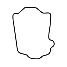 GASKET - for CYLINDER HEAD COVER "PIAGGIO GENUINE PART" COMMON TO THE RANGE MAXISCOOTER 125 CC AIR  -829817-