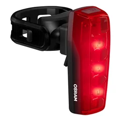 ECLAIRAGE VELO USB ARRIERE SUR TIGE DE SELLE OSRAM RACE NOIR FONCTION ECLAIRAGE AUTOMATIQUE/FEU STOP (AUTONOMIE JUSQU'A13H) (ARRIERE) -HOMOLOGATION StVZO