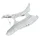 FOOTREST "PIAGGIO GENUINE PART" 50-125 PRIMAVERA WHITE 544  -67361200BR-