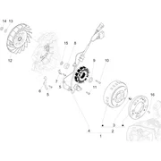 Volant magnetique