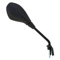 RETROVISEUR ADAPTABLE PIAGGIO 125-250-300 X7 2008>   DROIT NOIR (OE CM175012) (HOMOLOGUE CE)  -SELECTION P2R-