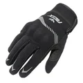 GLOVES ADX SPRING/SUMMER VISTA WITH KNUCLE ARMORBLACK/SILVER EURO 8 (S)  (APPROVED EN 13594:2015)
