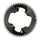 PLATEAU ROUTE 4BRA D.107 POUR SRAM ORIGINE 48DTS EXTERIEUR FORCE AXS ALU GRIS/NOIR 12V.